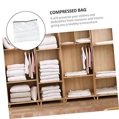 WOONEKY Mattress Packing Bag Foldable Vacuum Bags Bedding Clothing Bags  Wardrobe Organizing Bags Air Tight Bags Storage Bags Plush Toy Storage Bag  Pe Material White Clothes Quilt Travel - Yahoo Shopping