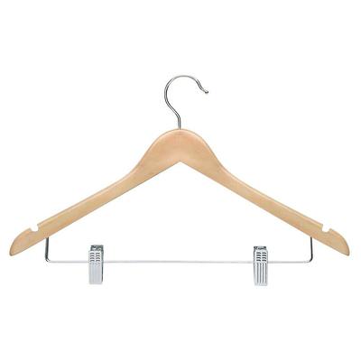 Honey Can Do Cascading Collapsible Plastic Hangers, 20 Pack - White