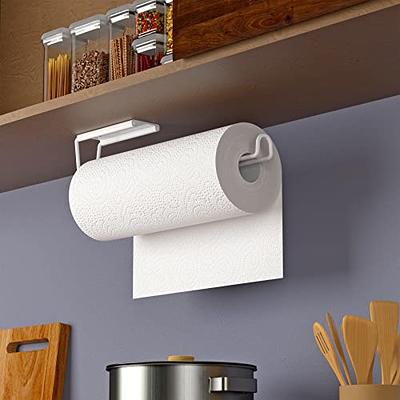 Paper Towel Holder Under Cabinet Wall Mount Stainless Steel Rack Kitchen