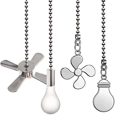 12 in. White Light Bulb and Fan Pull Chain Set