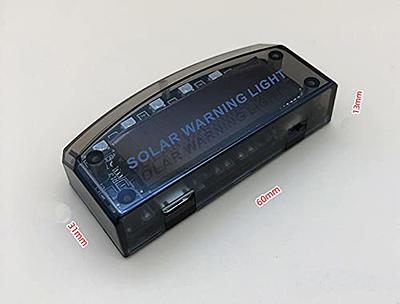 Solar Power Car Security Alarm LED Light Anti-Theft Warning Flash Blinking  Fake Car Led Light Flash Blinking Lamp Red Blue
