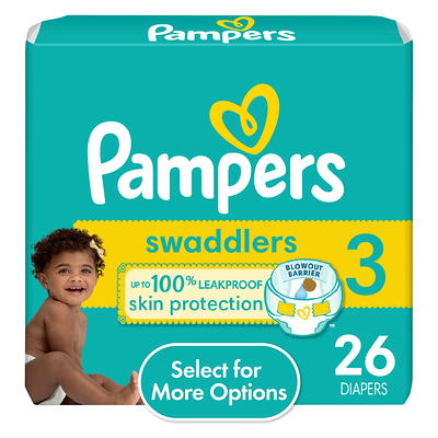 Pampers Swaddlers Active Baby Diapers Super Pack - Size 1 - 96ct : Target