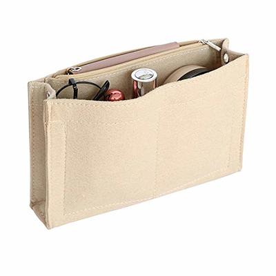 ZTUJO Purse Organizer Insert, Felt Bag organizer with zipper, Handbag & Tote  Shaper, For Speedy Neverfull Tote, 6 Sizes (Slender Large, Silky Brown) -  Yahoo Shopping