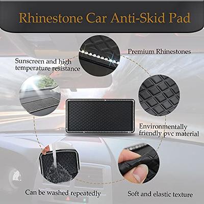 Car Dashboard Anti-Slip Rubber Pad, 10.6x 5.9 Universal Non-Slip Car  Magic Dashboard Sticky Adhesive Mat for Phones Sunglasses Keys Electronic