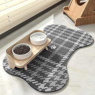 Pet Junkie Silicone Dog Bowl Mat - Placemat for Pet Bowls