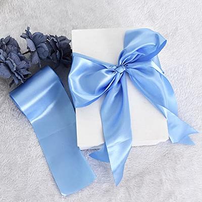 White Polyester Satin Ribbon Chiffon Ribbon White Ribbon for Gift Wrapping