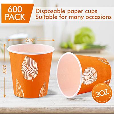 800Pack ] 3 Oz Paper Cups, Small Mouthwash Cups, Disposable Bathroom Cups,  Pape