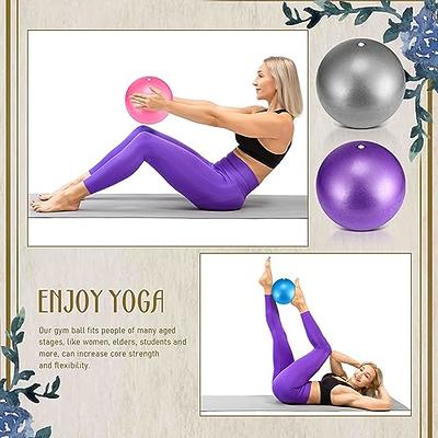 Small Exercise Ball, Mini Fitness Ball for Barre Pilates Balance Gym Yoga  Balance Stability Bender Physica - Red