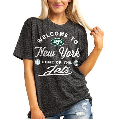 New York Jets New Era Women's Third Down Colorblock T-Shirt