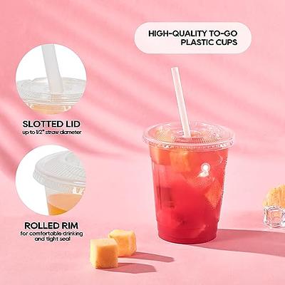 BALDCC 7 OZ 50 Pack Clear Plastic Cups with Dome Lids (No Hole), Fruit Cups,  Dessert Cups,Disposable Clear PET Dessert Cups for Cold Drinks, Fruit, Ice  Cream, Cupcake,Yogurt - Yahoo Shopping