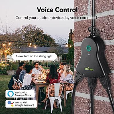 BN-LINK Smart WiFi Heavy Duty Outdoor Outlet, Timer and Countdown Function,  No Hub Required for Outdoor Lights, Compatible with Alexa and Google  Assistant (Outdoor) 2.4 GHz Network only - Yahoo Shopping