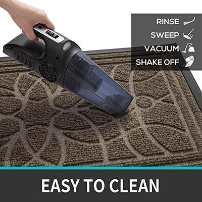 DEXI Entryway Rug Indoor Entry Doormat Front Door Rugs Non Slip Low Profile  Heavy Duty Garage Rubber Welcome Mats for Home Entrance 2