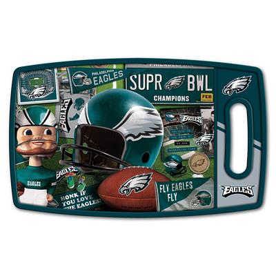 Sportula Philadelphia Eagles Retro Series Cutting Board 9-in L x