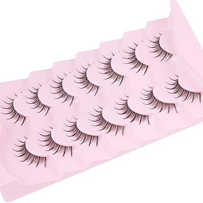 Manga Lashes Natural Look False Eyelashes Anime Lashes 3D Spiky Wispy  Eyelashes Mink Japanese Korean Asian Lashes Natural Lashes Pack by  GVEFETIEE 7 Pairs - Yahoo Shopping