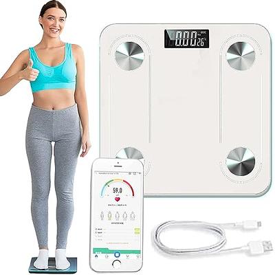 Scale for Body Weight, Bveiugn Digital Bathroom Smart Scale LED Display, 13  Body Composition Analyzer Sync Weight Scale BMI Health Monitor Sync Apps