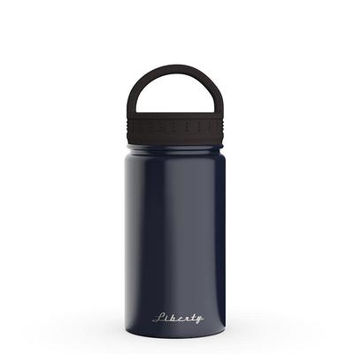 Liberty 32 oz. Deep Navy Insulated Stainless Steel Water Bottle with D-Ring Lid