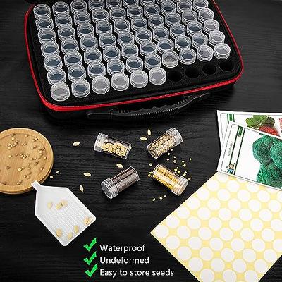 Seed Storage Box Seed Storage Organizer With Lid 64 Slots Portable Planting  Seed Container With Label Stickers For Flower - AliExpress