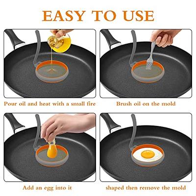 Egg Ring - Egg Rings 3 inch, Egg Rings for Frying Eggs and Egg McMuffins, Egg  Mold