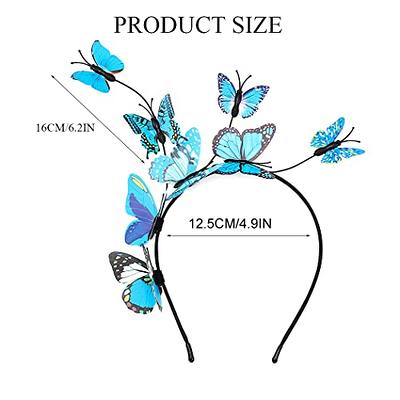 BARTOSI Butterfly Fascinator Hat Monarch Butterfly Headband Crown Tea Party  Halloween Costume Headpiece for Women and Girls Wedding - Yahoo Shopping