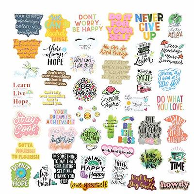 200Pcs Inspirational Stickers,Vinyl Waterproof Stickers for Laptop