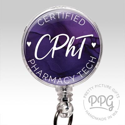 Badge Reel, Certified Pharmacy Technician Retractable Holder, Cpht Clip, Reel  Cute Id Lanyard Medical Staff Gift C08 - Yahoo Shopping