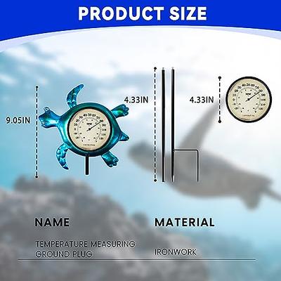 Wall Thermometer, Mini Wall Hanging no Batteries Required Thin Transparent  Dial Large Screen Hygrometer Clear Graduations Wall Indoor Outdoor  Thermometer Backyard Compost Thermometer for Greenhouses - Yahoo Shopping