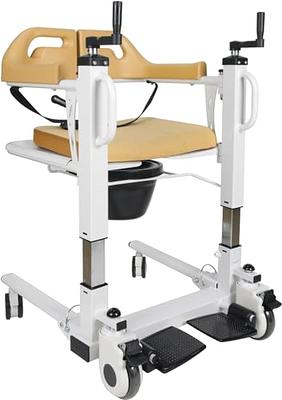 Patient Lift Transfer Chair, Patient Transfer Aid with Hard Seat