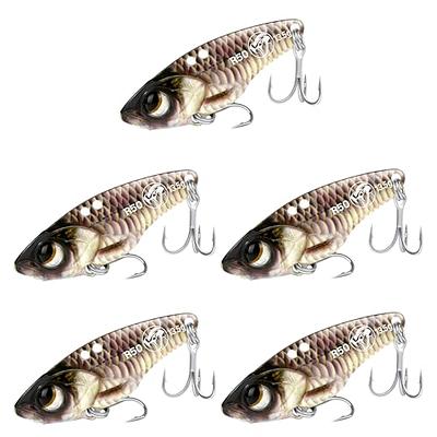 Lurefans Rattle Snake Live Fish Coating Blade Bait, VIB Metal Jigs Blade  Baits, R30 R35 R40