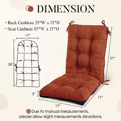 Tufted Rocking Chair Cushion Set