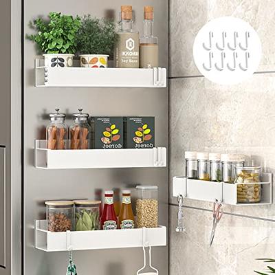 Spice Rack Wall Mount, Space Saving Wall Spice Rack Organizer, Wall Mount Spice  Rack Organizer For Spice Jars And Seasonings, Screw Or Super Strong  Adhesive Hanging Spice Rack For Wall, Kitchen Accessories 