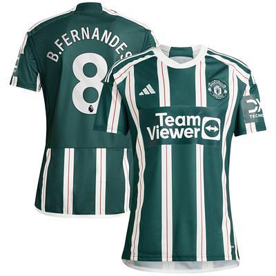 Men's adidas Bruno Fernandes Neon Green Manchester United 2022/23 Third  Authentic Player Jersey