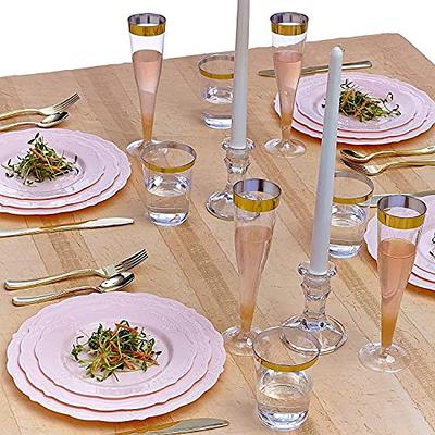  Silver Spoons Disposable Plates For Party - (10 Piece