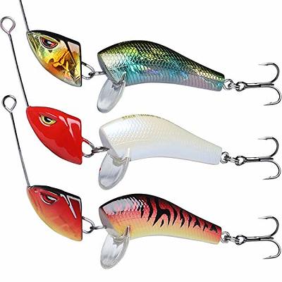 CharmYee Bass Fishing Lure Topwater Bass Lures Fishing Lures Multi Jointed  Swimbait Lifelike Hard Bait Trout Perch Pack of 3 : : Sports,  Fitness & Outdoors