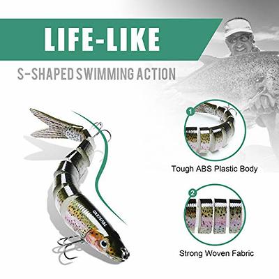 10pcs Trout 4 Fishing Lures, Slow Sinking Hard Bait for Bass, Lifelike  Freshwater Saltwater Trout Perch Pike Walleye Fishing Lure Kit - Yahoo  Shopping