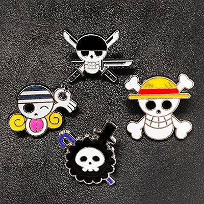 One Piece Straw Hat Pirates Skull Pin, Official Anime Gifts