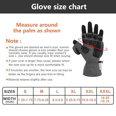 Palmyth Ice Fishing Gloves Convertible Mittens Flip Fingerless Mitt with  Thinsulate 3M Warm for Cold Weather and Winter Men Women Photography  Running Camera (Gray, X-Large) - Yahoo Shopping