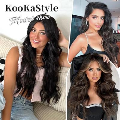 Invisible Wire Hair Extensions with Transparent Wire Adjustable