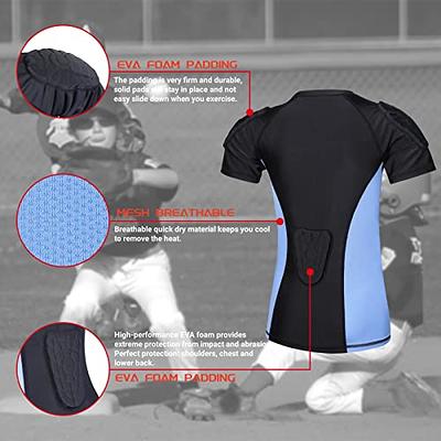 TIAXU TIAXU Youth Padded Protective Shirt for Football Baseball