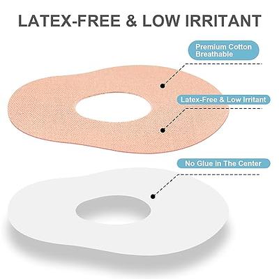 Lexcam Adhesive Waterproof Patches Pre-Cut for Freestyle Libre 2 3, Color  Clear (20)