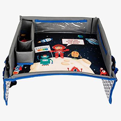 Kids Travel Tray - Car Seat Tray - Travel Lap Desk Accessory for Your  Child's Rides and Flights - it's a Collapsible Organizer that Keeps Children  Entertained Holding Their Toys (Blue) - Yahoo Shopping