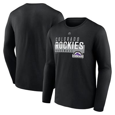 Colorado Rockies Fanatics Branded Father's Day #1 Dad Long Sleeve