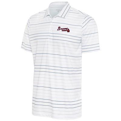 Men's Antigua Heathered Navy/White Atlanta Braves Esteem Polo - Yahoo  Shopping