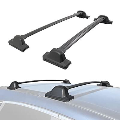 KINGGERI Heavy Duty 220lbs Roof Rack Cross Bars Compatible with 2010-2022 Toyota  4Runner, Aluminum Roof Rails Crossbars Black Matte Powd