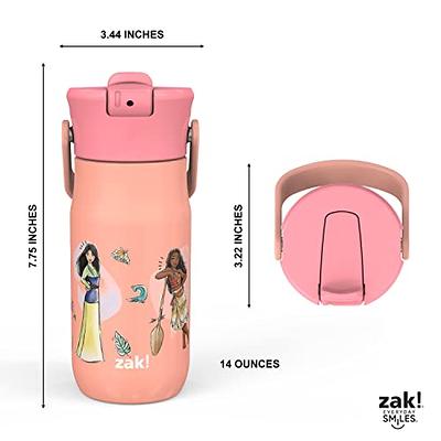 Zak Designs Disney Princess Water Bottle for Travel and At Home