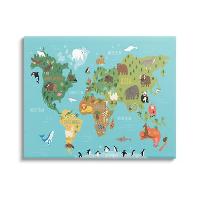 world map graphic art