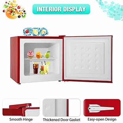 Mini Freezer 1.2 Cu.ft by R.W.FLAME, Upright Compact Freezer with Removable  Shelf and Adjustable Temperature Control, Single Door Freestanding Freezer,  Small Freezer for Home/Office/Apartment (Red) - Yahoo Shopping