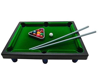 Mini Tabletop Pool Set with Game Balls Billiards Game for Indoor Party  Playhouse