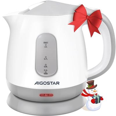 Vianté Hot Tea Maker Electric Glass Kettle with tea infuser and temperature  control. Automatic Shut off. Brewing Programs for your favorite teas and