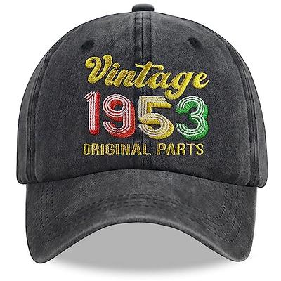 Happy 71th Birthday Hat for Women Men, Vintage 1953 Original Parts