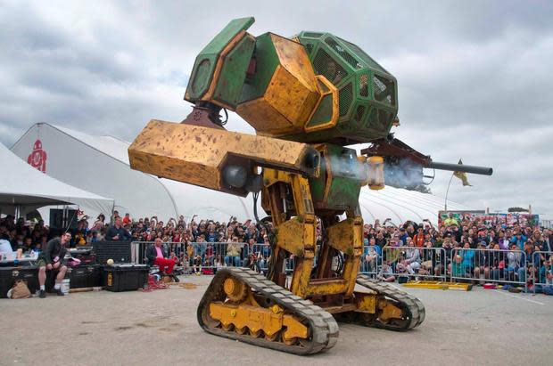 America challenges Japan to real-life battle of giant robots